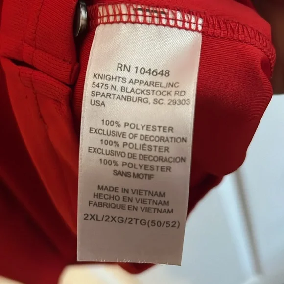 Detroit Redwings Polo shirt- XXL - Picture 5 of 5